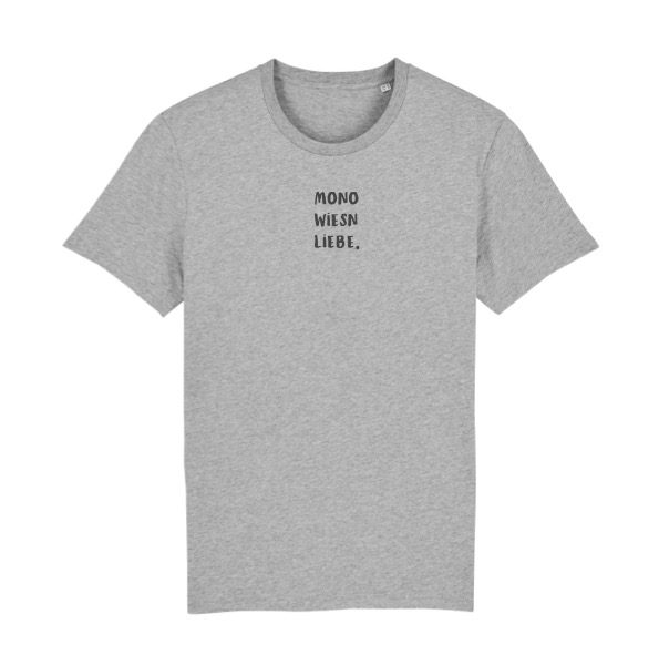 Mono Wiesn Liebe T-Shirt grau
